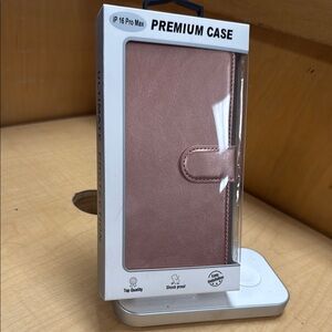 Rose Gold Premium Phone Case for iPhone 16 Pro Max